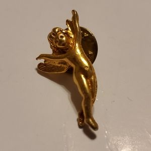 Pin,or Tie Pin, Angel,Goldtone finish